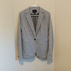 Banana Republic Gray Textured Unstructured Blazer